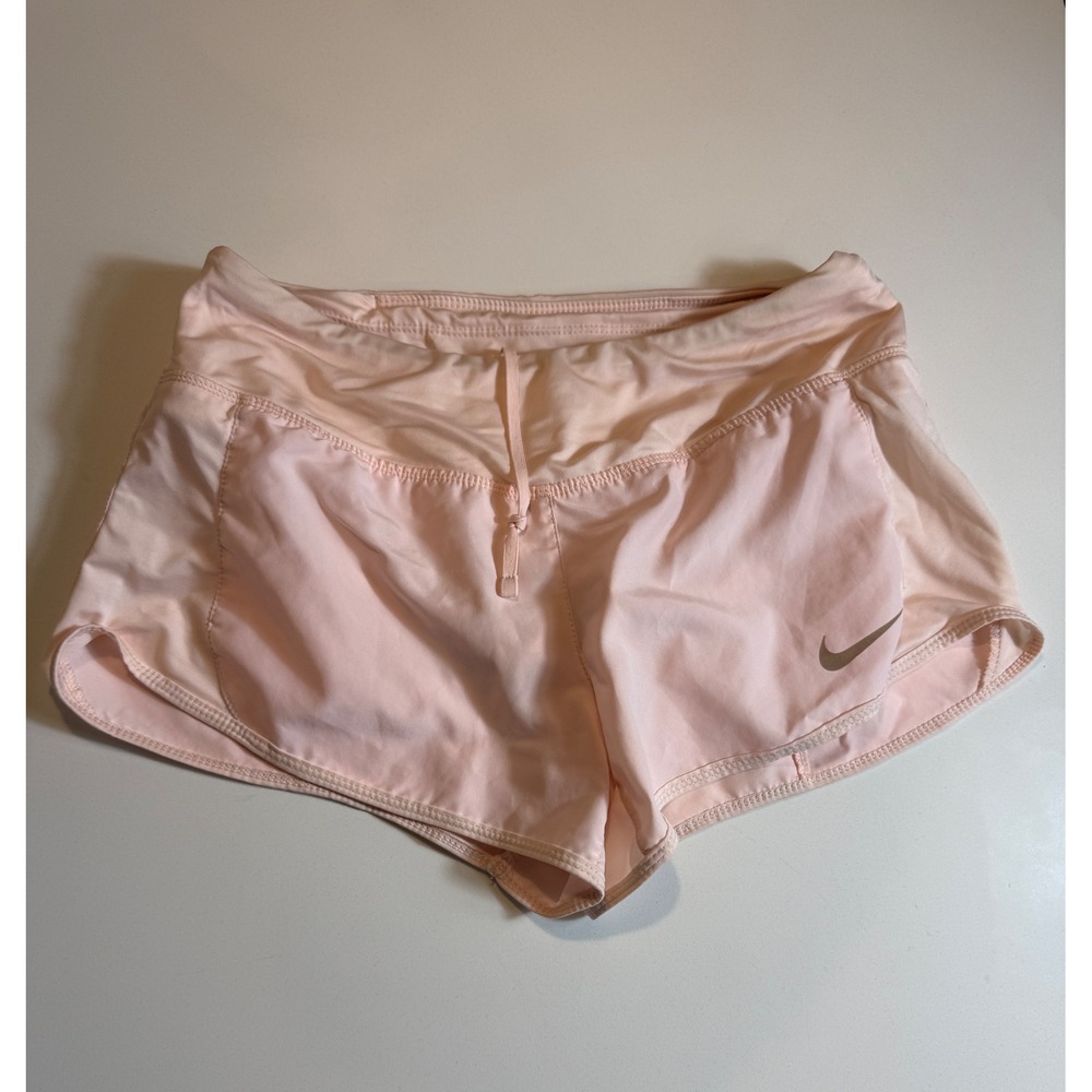 Nike Dri-FIT Women's Running Shorts Size S Pink Blush Lined Athletic